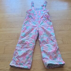 Eddie Bauer Pink and Blue Kids Snow Bib